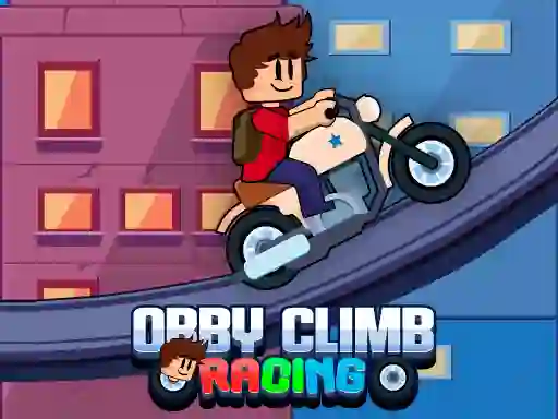 Гульня Obby Climb Racing онлайн
