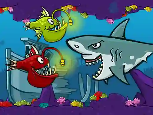Гульня Growing Fish онлайн