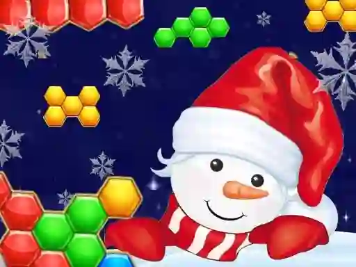 Гульня Hexa Sort: Winter Edition онлайн
