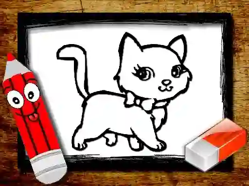 Гульня Back to School: Animals Coloring Book онлайн