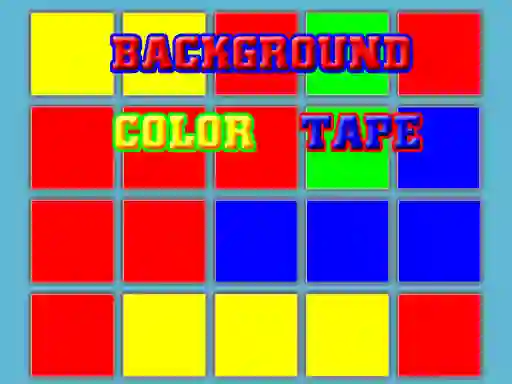Гульня Background Color Tape онлайн