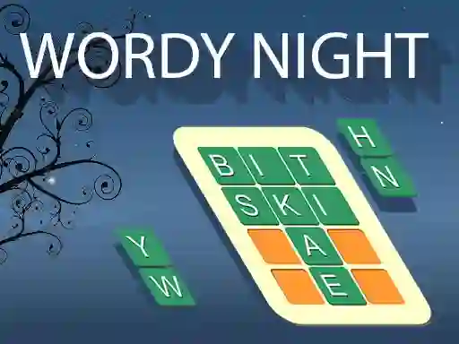 Гульня Wordy Night онлайн
