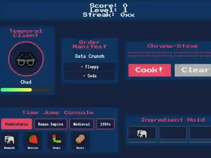 Гульня Chrono Chef онлайн
