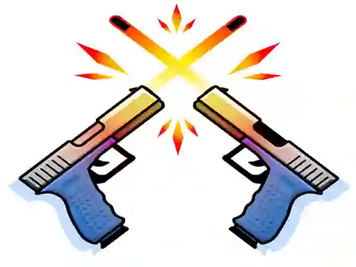 Гульня Double Gun Strike онлайн