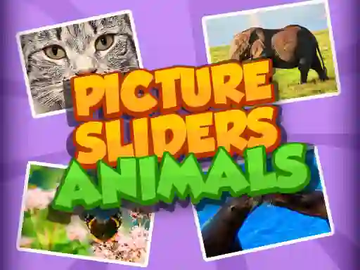 Гульня Picture Slider Animals онлайн