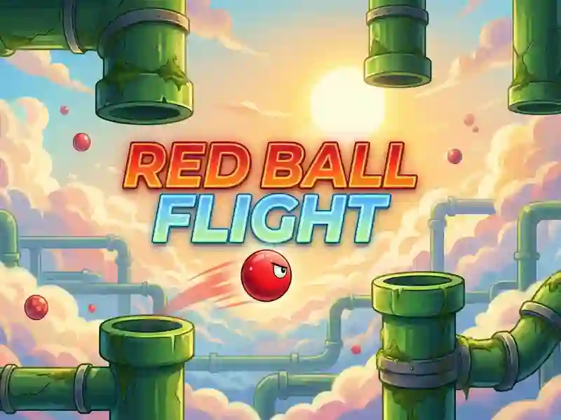 Гульня Red Ball Flight онлайн