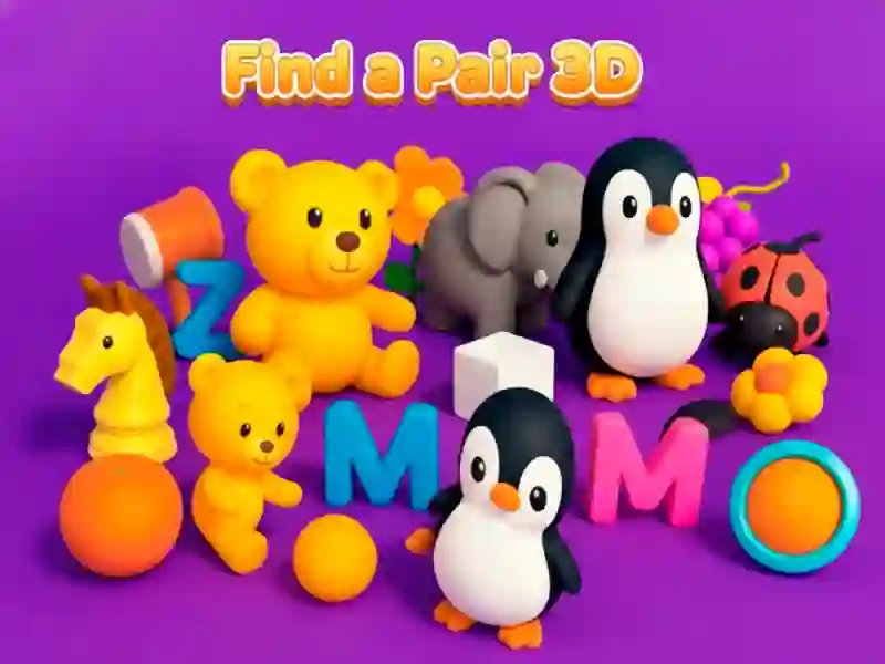 Гульня Find a Pair 3D онлайн