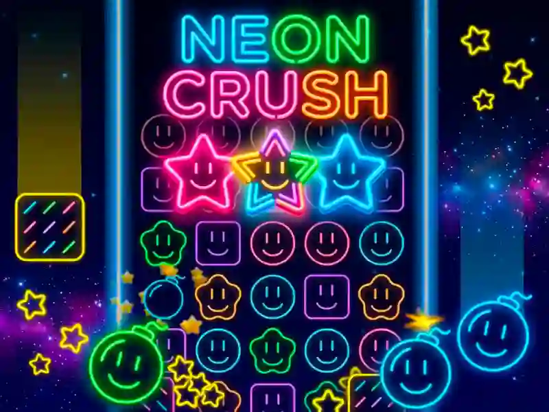 Гульня Neon Crush онлайн