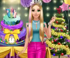 Гульня Blondie Winter Party онлайн