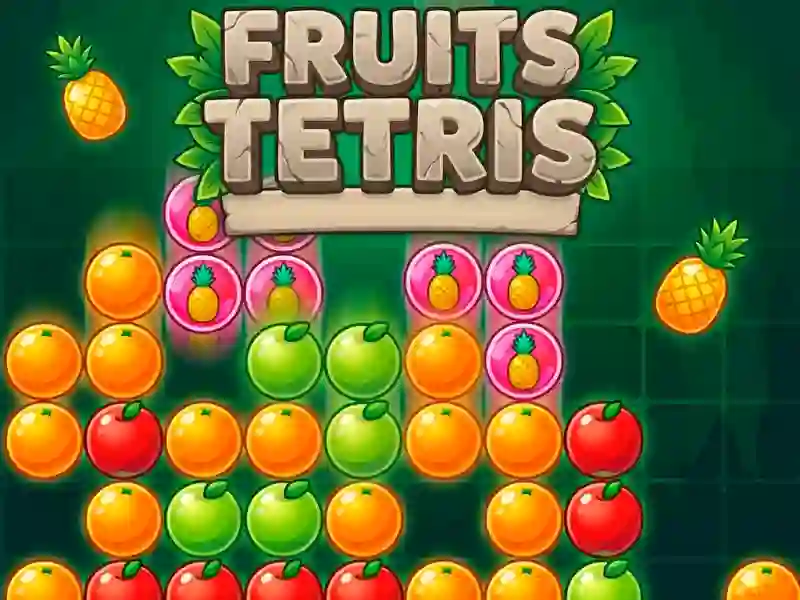 Гульня Fruits Tetris онлайн
