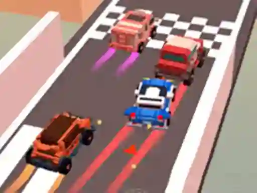 Гульня Crazy Racing 2 Player онлайн