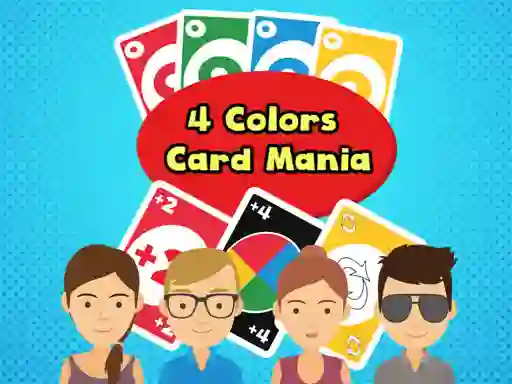 Гульня 4 Colors Card Mania онлайн
