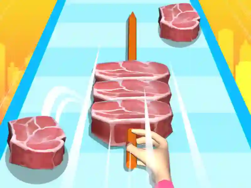 Гульня Bbq Stack Run онлайн