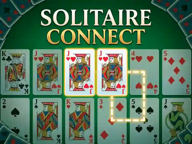 Гульня Solitaire Connect онлайн