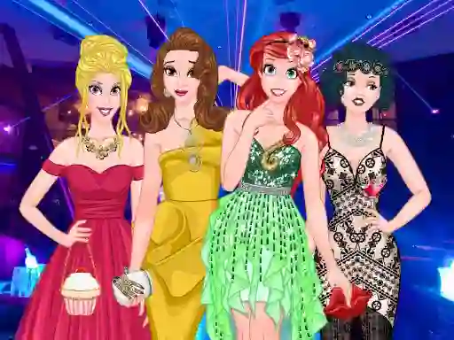 Гульня  Princesses Graduation Party Night онлайн