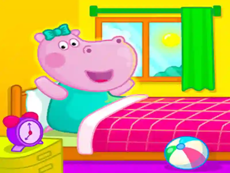Гульня Hippo Good Morning онлайн