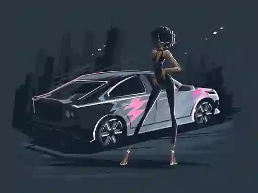Гульня Old and New Cars Coloring онлайн