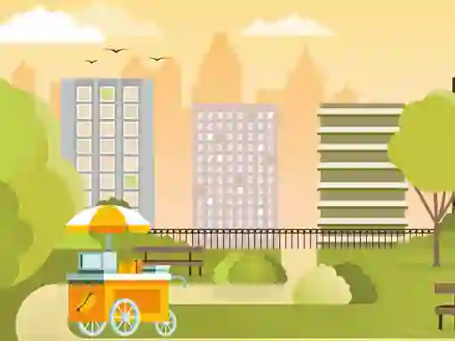 Гульня Food Stand Difference онлайн