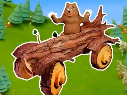 Гульня Bear vs Humans онлайн