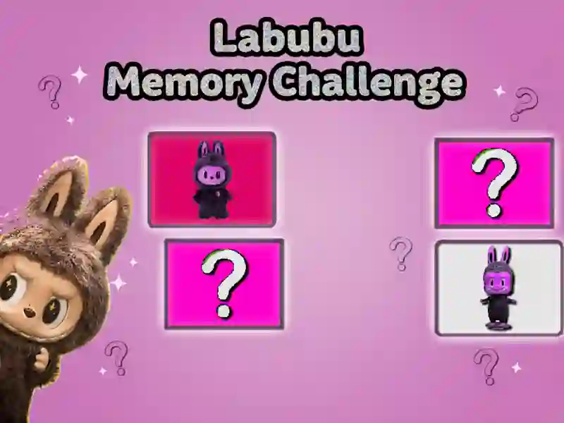 Гульня Labubu Memory Challenge онлайн
