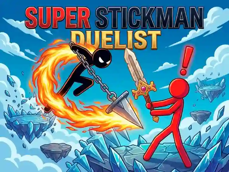 Гульня Super Stickman Duelist онлайн