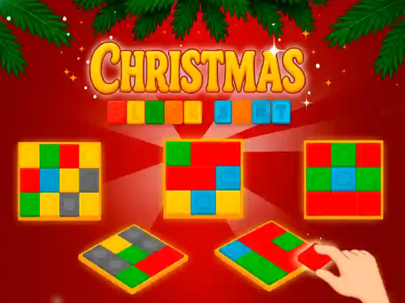 Гульня Christmas Blocks Sort онлайн