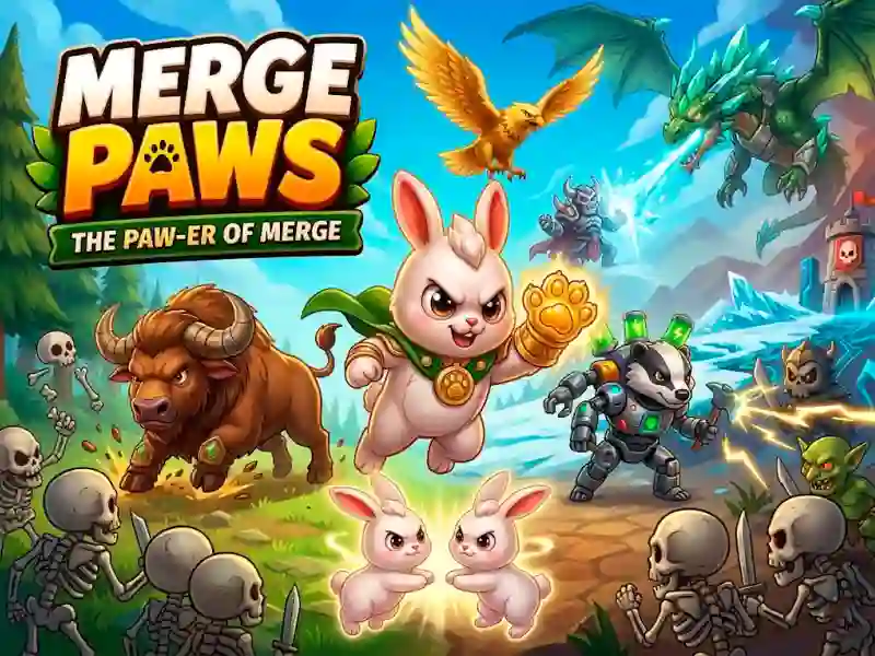 Гульня Merge Paws онлайн
