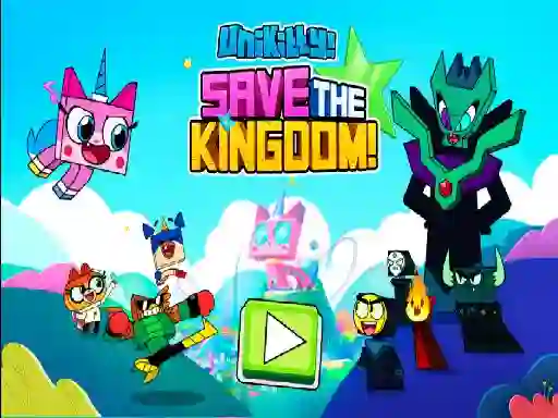 Гульня Unikitty Saves the Kingdom онлайн