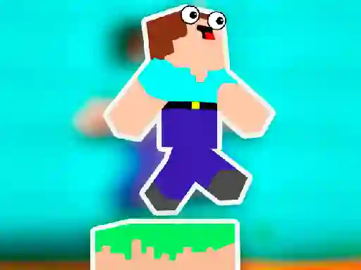 Гульня Noob Parkour 3D онлайн