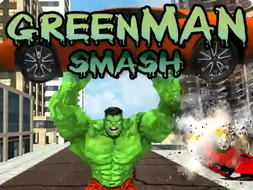 Гульня Green Man Smash онлайн