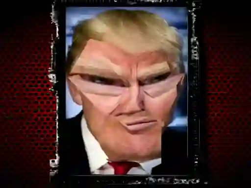 Гульня Trump Funny face онлайн