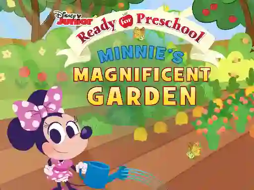 Гульня Ready For Preschool Minnie's Magnificent Garden онлайн