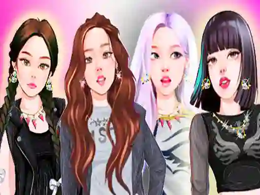 Гульня BlackPink Dress Up онлайн