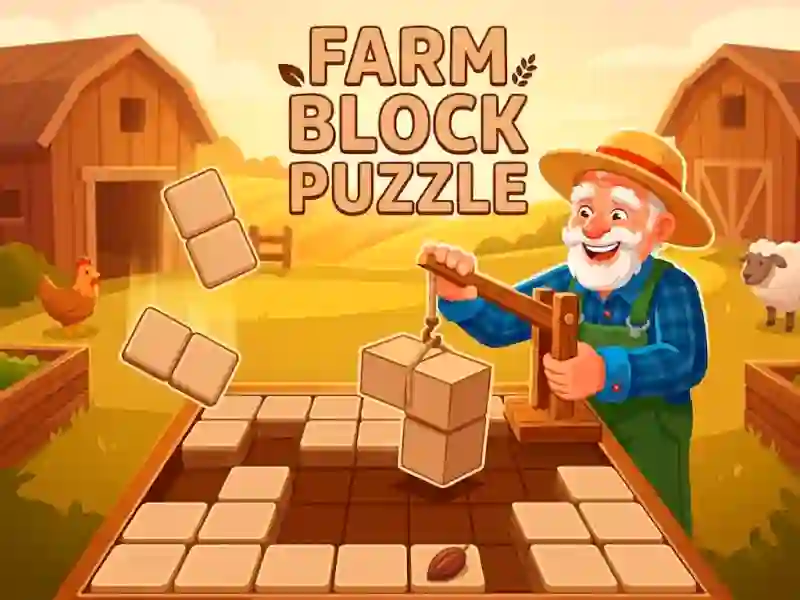Гульня Farm Block Puzzle онлайн