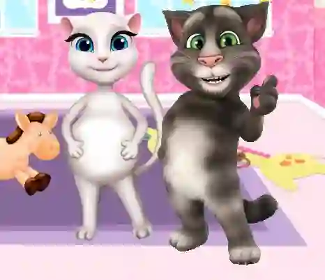 Гульня Preganat Kitty Room Decor онлайн