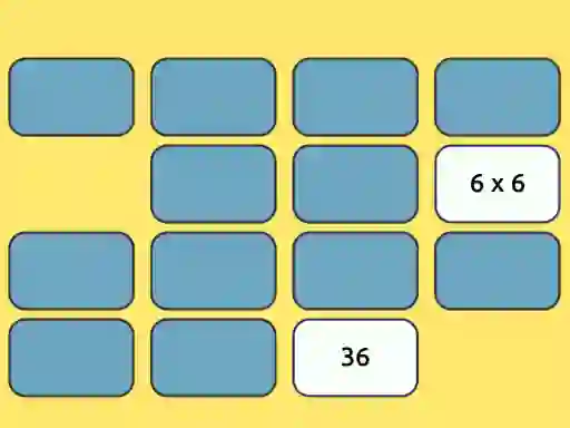 Гульня Math Memory онлайн