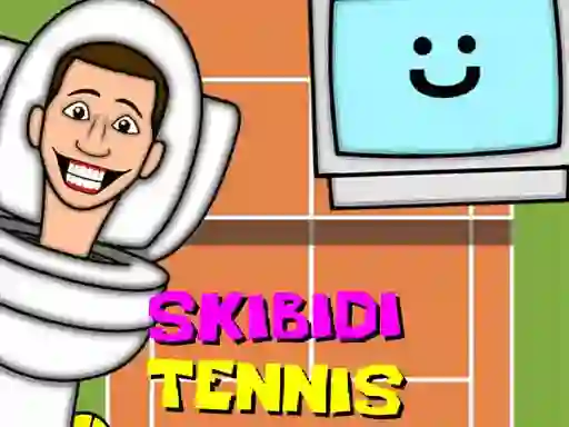 Гульня Skibidi Toilet Tennis онлайн