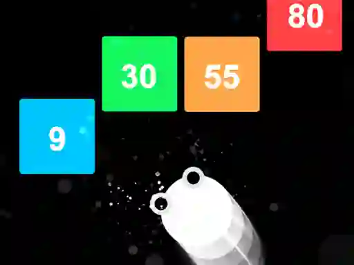 Гульня Snake vs Numbers онлайн