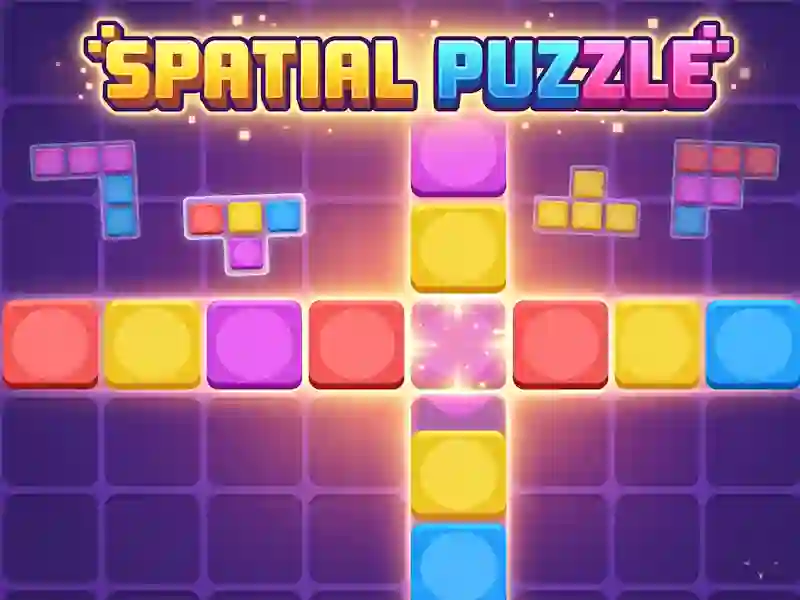 Гульня Spatial puzzle онлайн
