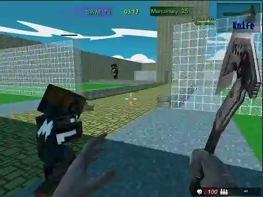 Гульня Pixel Fps SWAT Command онлайн