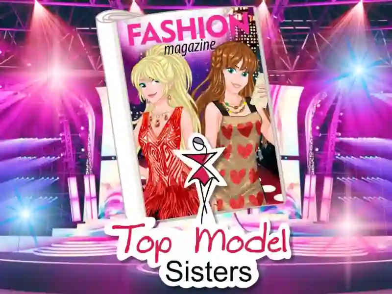 Гульня Top model sisters онлайн