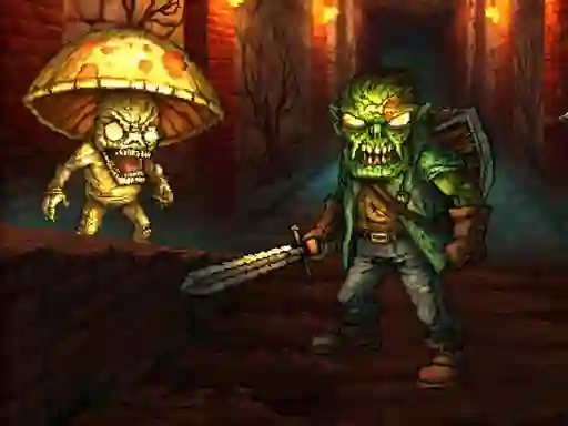 Гульня Monster Slayer Merge & Survive онлайн