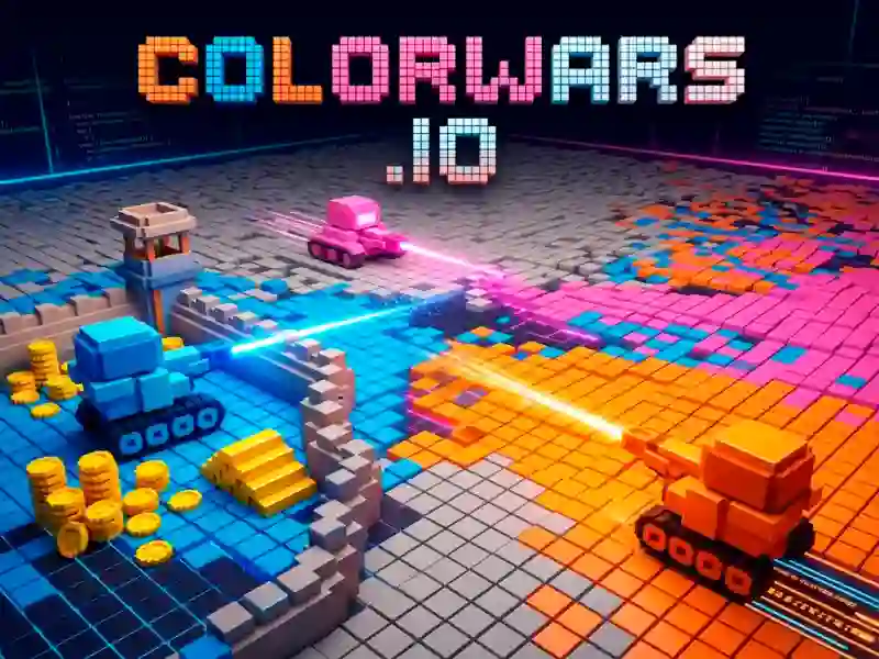Гульня ColorWars.io онлайн