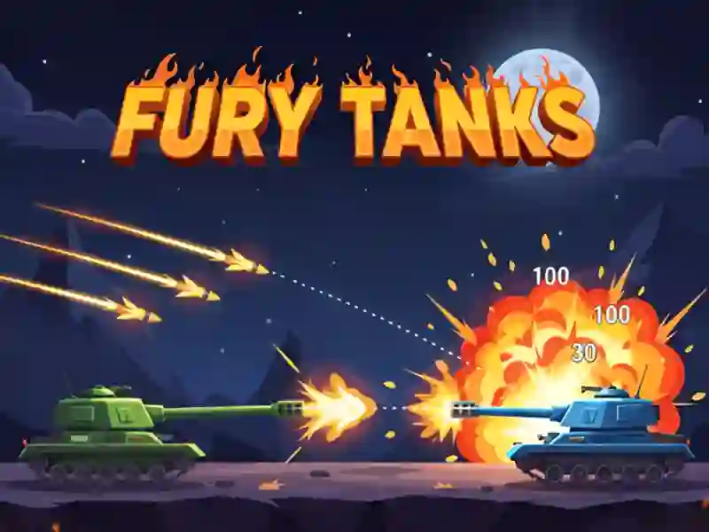Гульня Fury Tanks онлайн