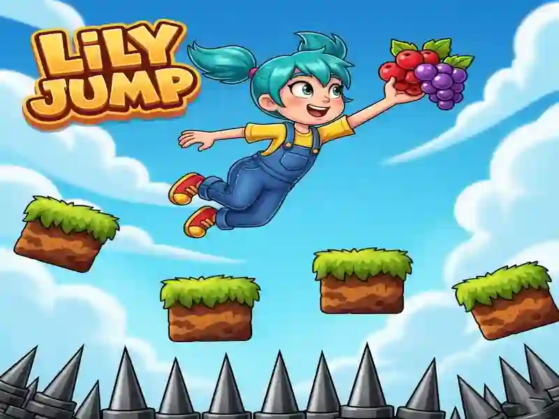 Гульня Lily Jump онлайн