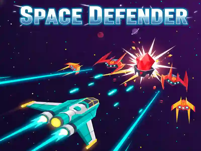 Гульня Space Defender онлайн
