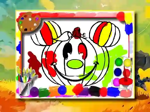 Гульня Halloween Coloring Book онлайн