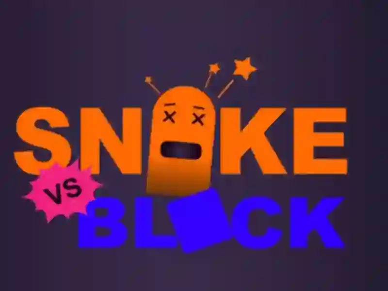 Гульня Snake vs Blocks онлайн