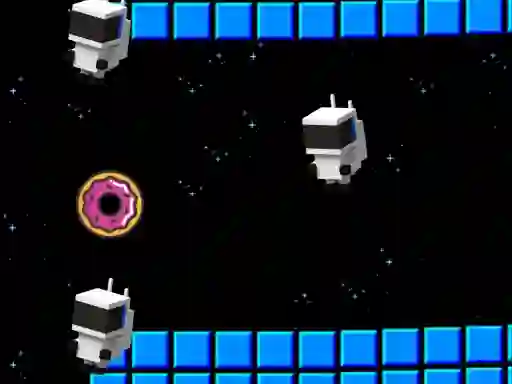 Гульня Space Donut онлайн