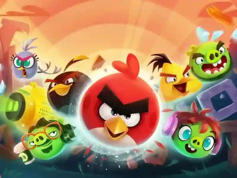 Гульня Angry Birds Mad Jumps онлайн